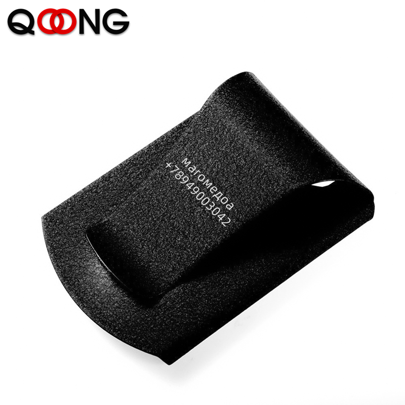 Money Clip Magnetic - QOONG-soporte para tarjetas de crédito, accesorio