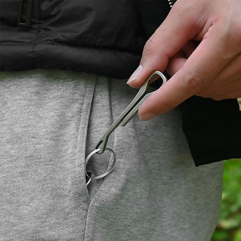 Edc Carry Clip - 73mm de largo fino simple 304