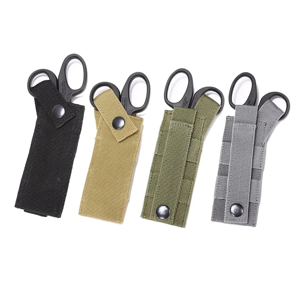 Edc Carry Flashlight - Bolsa táctica Molle para tijeras médicas,