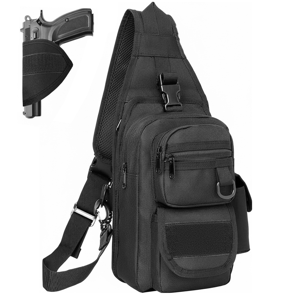 Edc Concealed Carry Sling Bag - Bolsa táctica para pistola de transporte