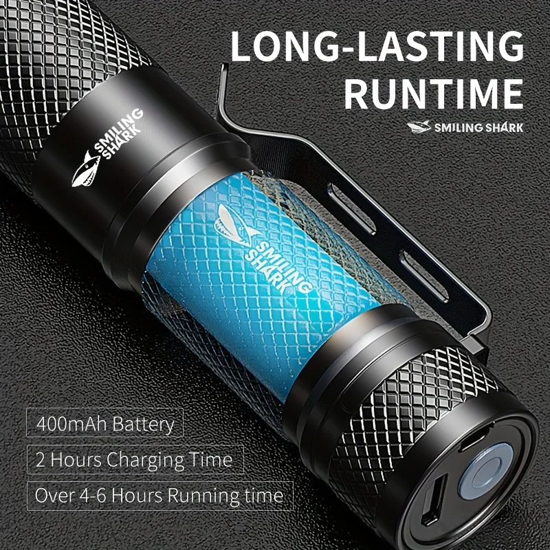 SMILING SHARK Linterna LED Tác - Edc Day Carry reseña y precio