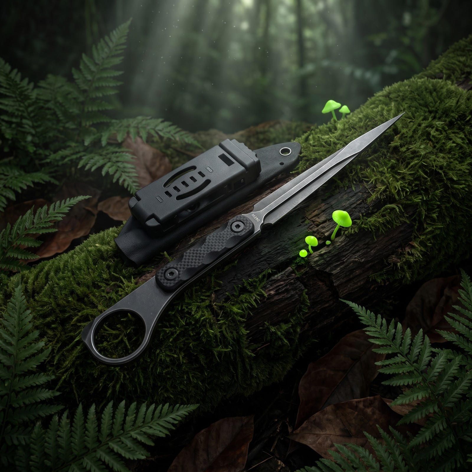 Cuchillo de Caza de Hoja Fija  - Edc Concealed Carry Knife reseña y precio