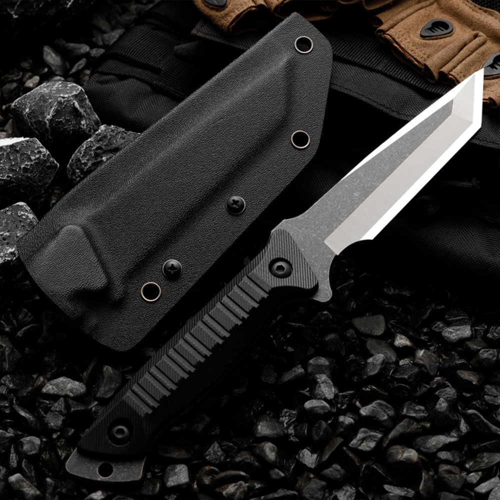 HUANGFU-cuchillo de acero 7CR1 - Edc Concealed Carry Knife reseña y precio