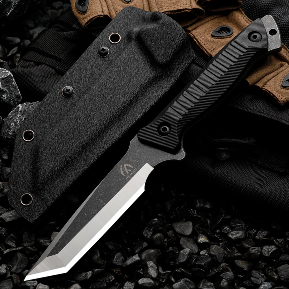 HUANGFU-cuchillo de acero 7CR1 - Edc Concealed Carry Knife reseña y precio