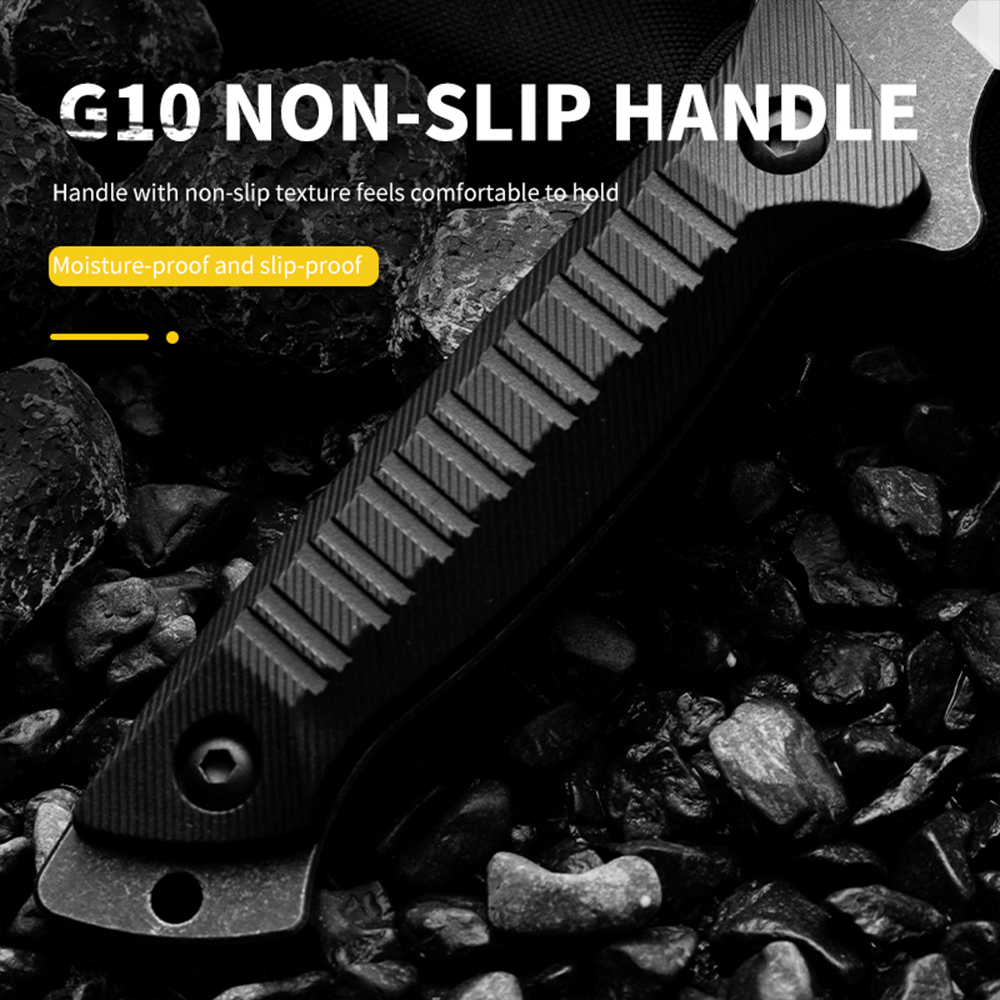 HUANGFU-cuchillo de acero 7CR1 - Edc Concealed Carry Knife reseña y precio