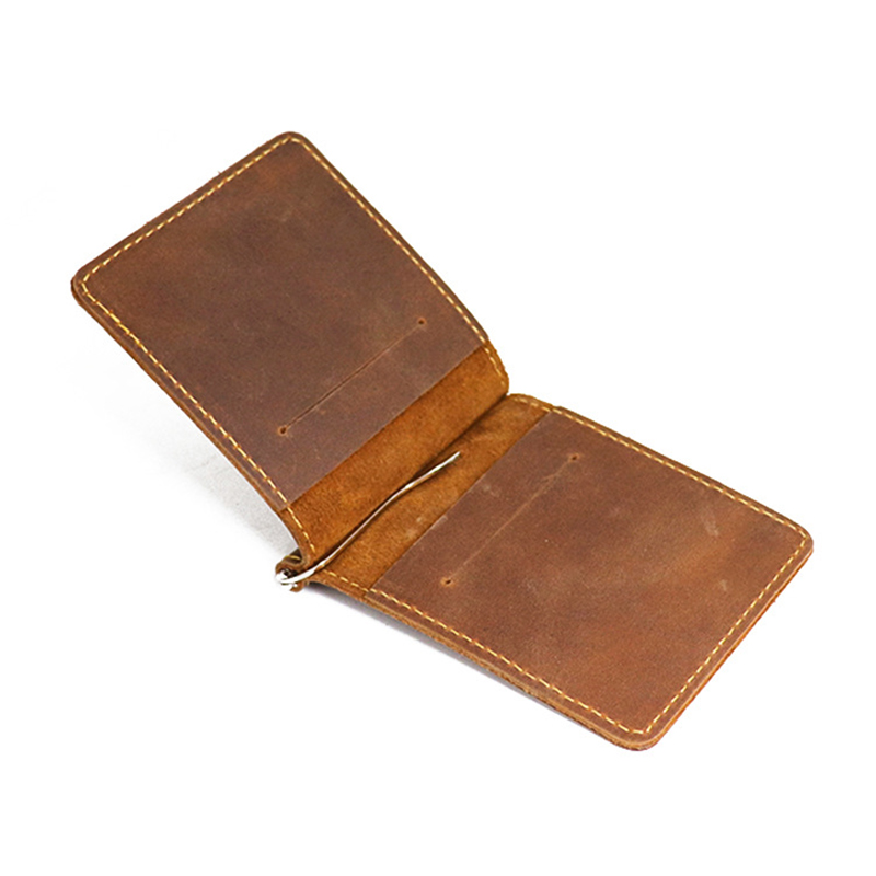 Billetera de cuero genuino hec - Money Clip Magnetic reseña y precio
