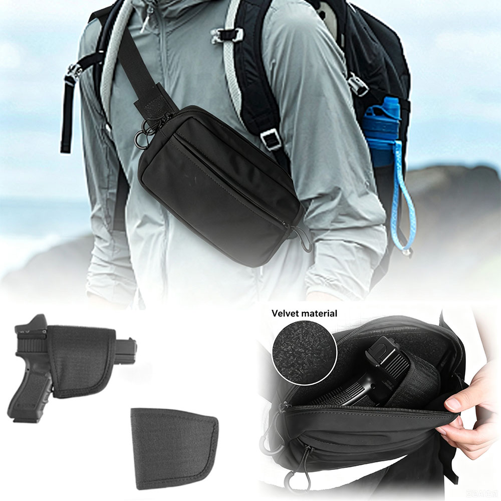 Riñonera táctica oculta con fu - Edc Pistol Carry Bag reseña y precio