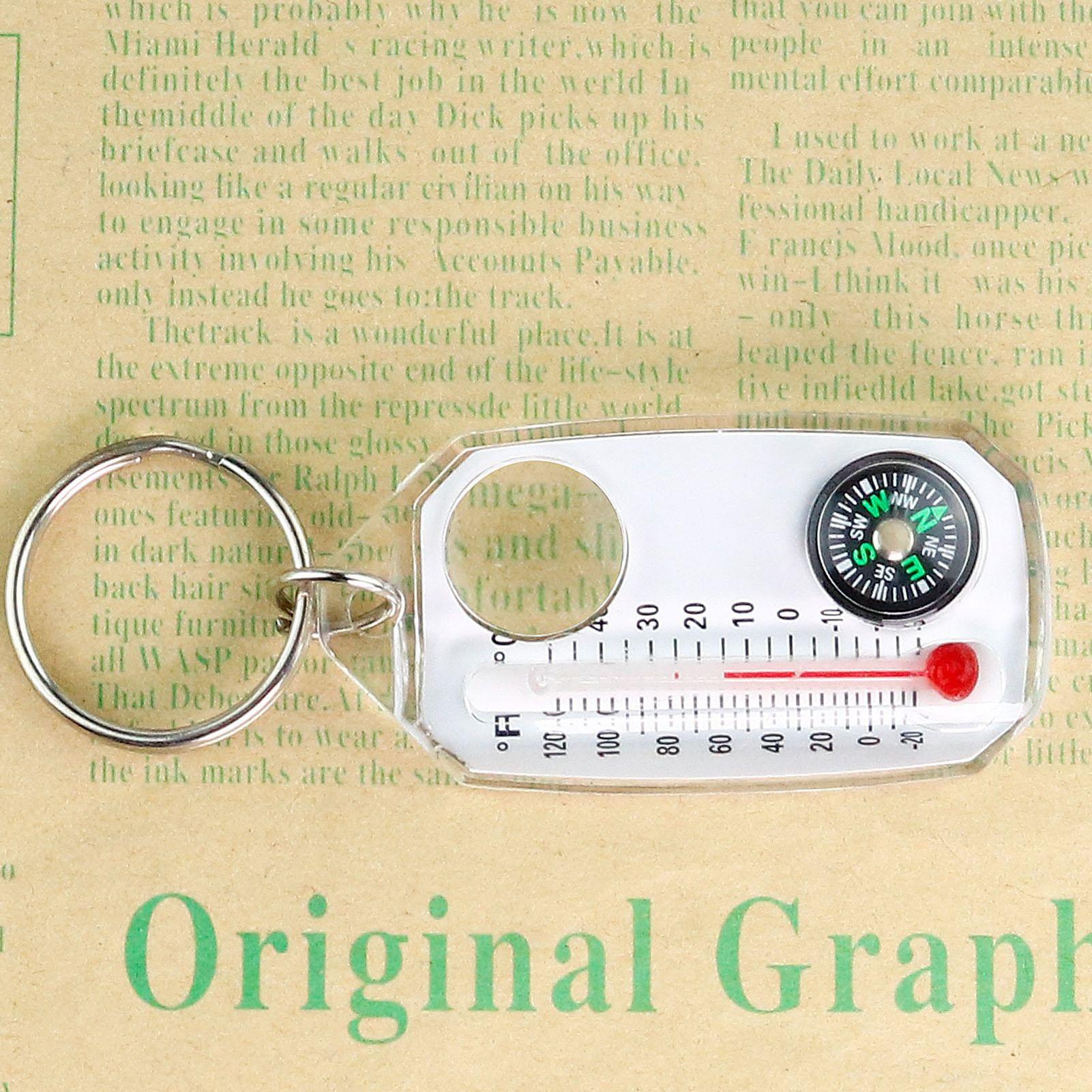 Brújula de supervivencia 3 en  - Compass Keychain Mini reseña y precio
