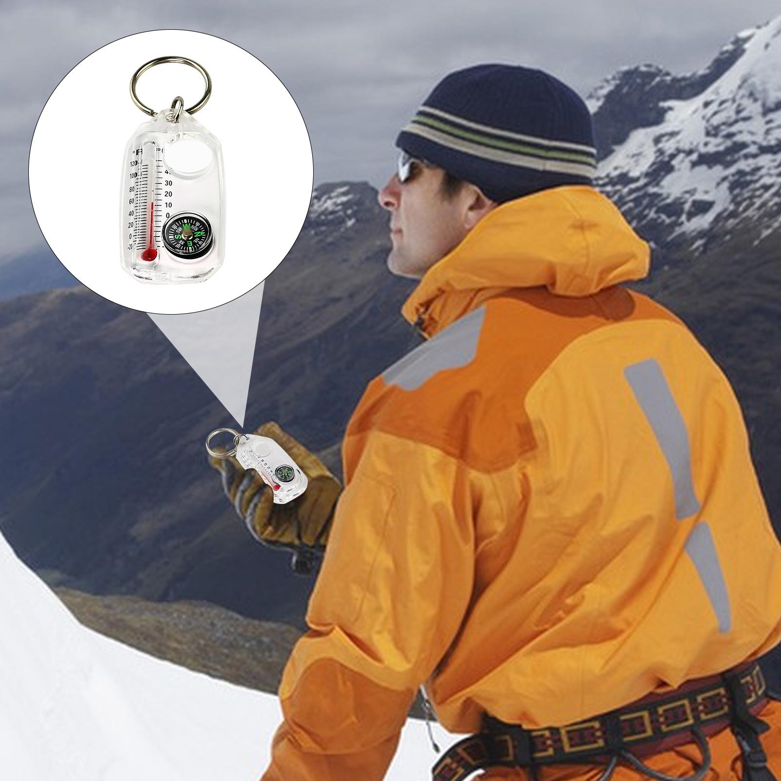 Brújula de supervivencia 3 en  - Compass Keychain Mini reseña y precio