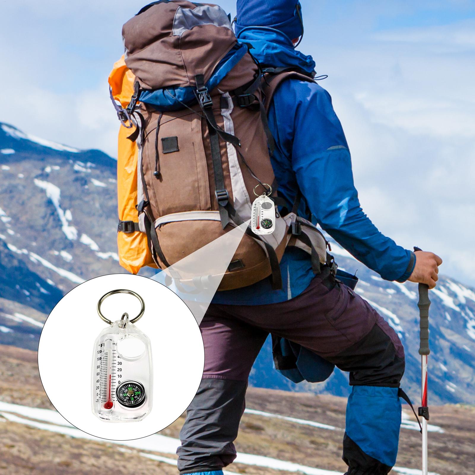 Brújula de supervivencia 3 en  - Compass Keychain Mini reseña y precio