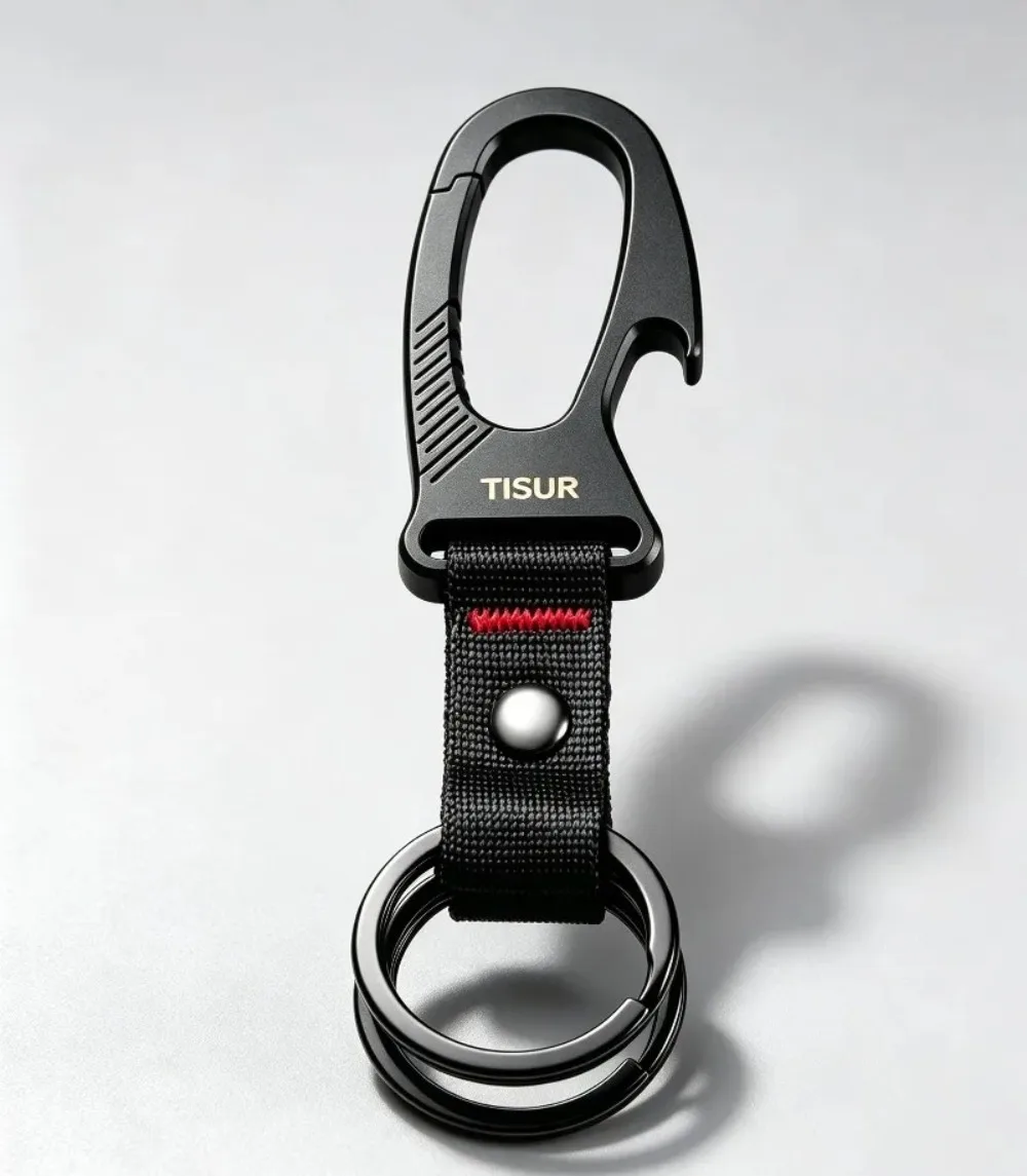 Mosquetón de Titanio con Clip  - Edc Carry Clip reseña y precio