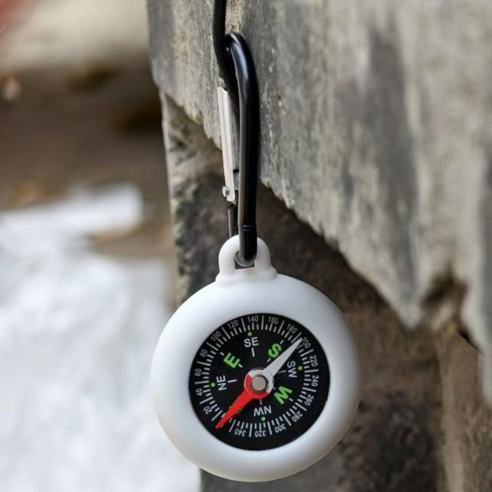 Mini mosquetón de supervivenci - Compass Keychain Mini reseña y precio