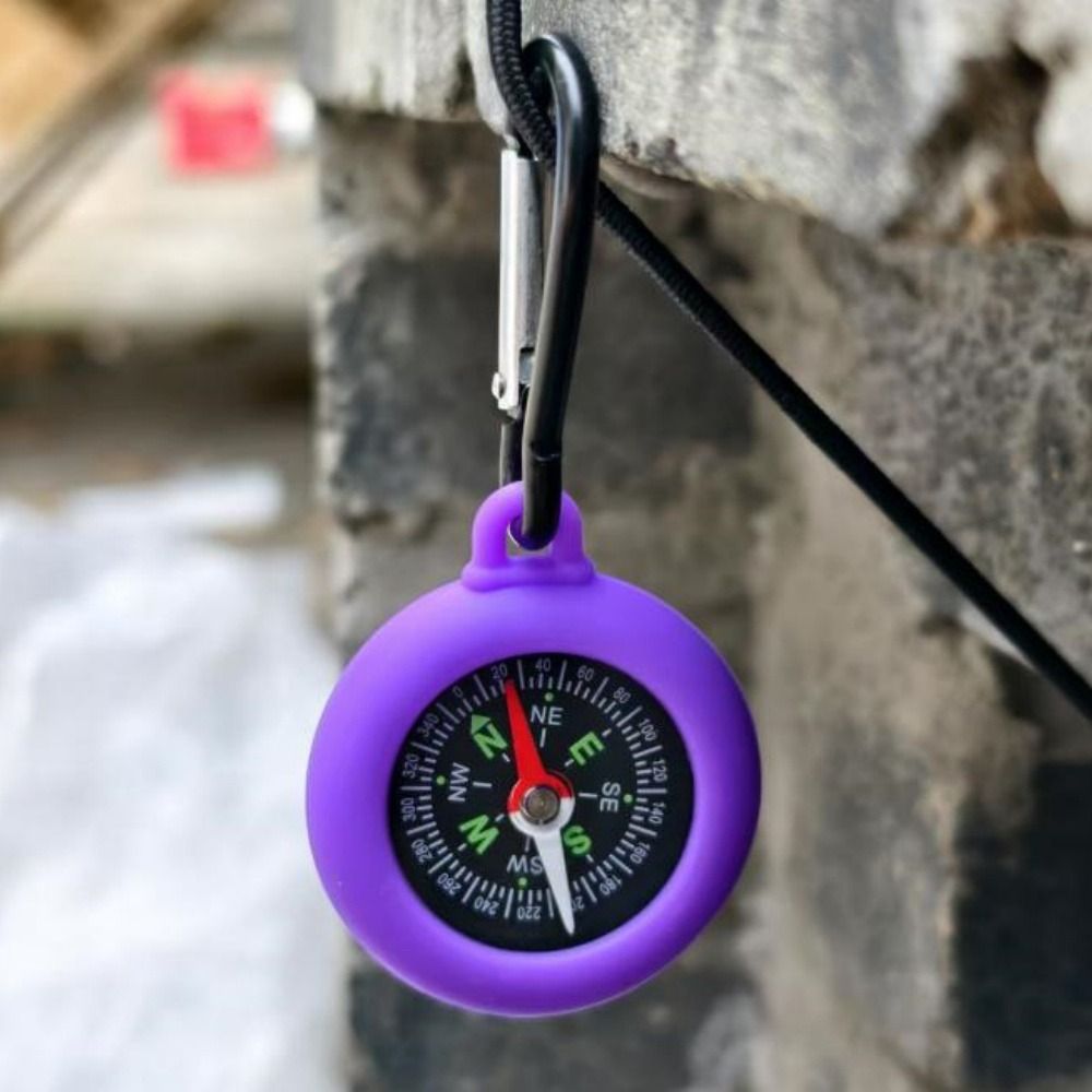Mini mosquetón de supervivenci - Compass Keychain Mini reseña y precio