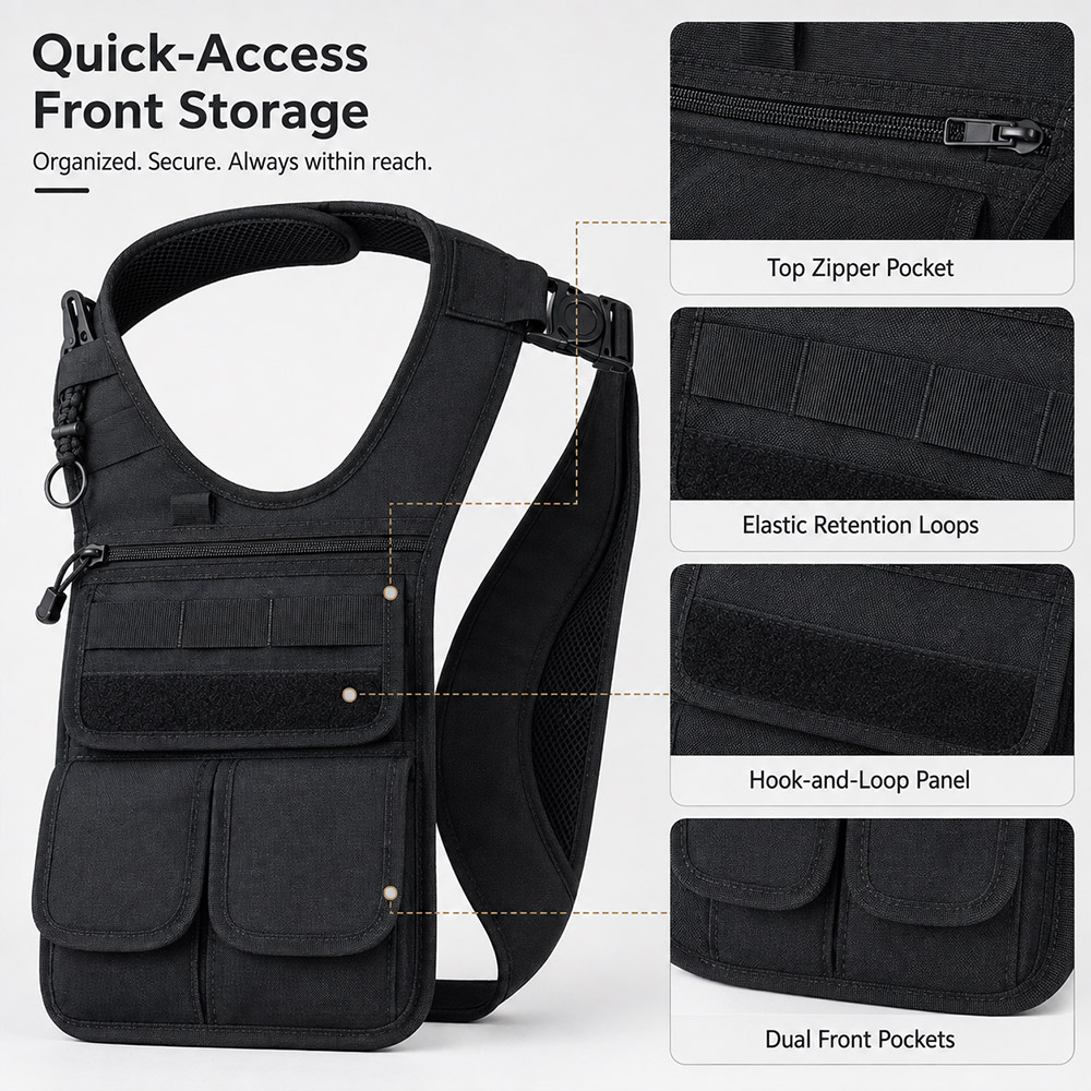 Bolsa Táctica Oculta para Herr - Edc Concealed Carry Sling Bag reseña y precio