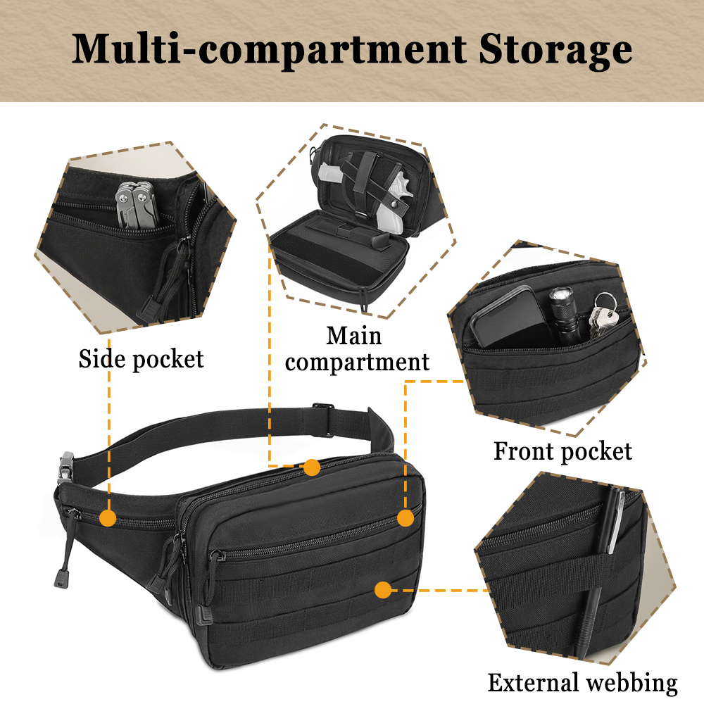 Bolsa táctica para pistola de  - Edc Pistol Carry Bag reseña y precio