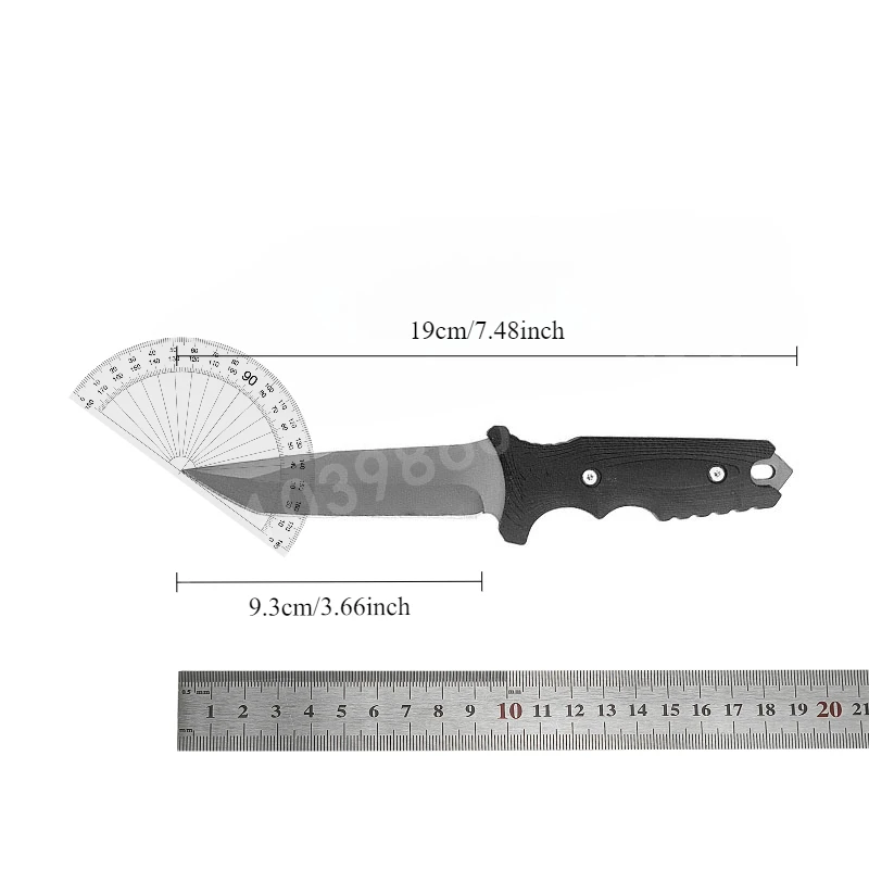 Cuchillo Recto de Acero Inoxid - Edc Concealed Carry Knife reseña y precio